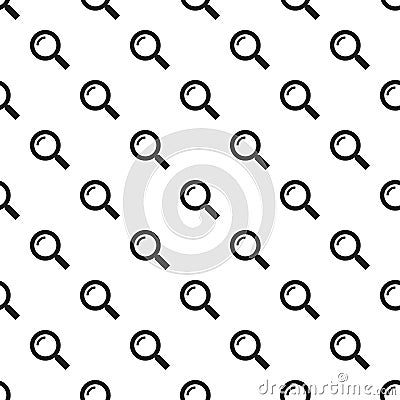 Magnify glass pattern seamless vector Vector Illustration