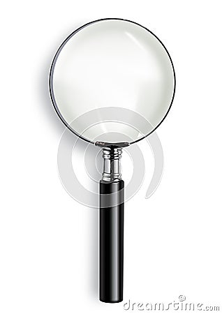 Magnifying glass Cartoon Illustration