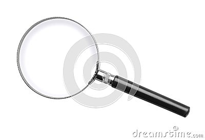 Magnifying glass Stock Photo