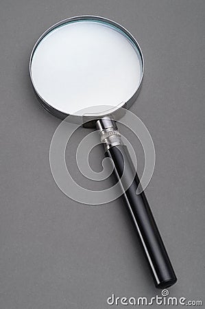 Magnifying glass, Mobile phone wallpaper Stock Photo