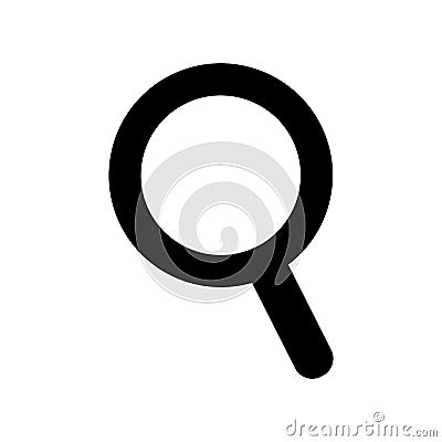 Magnifying glass icon Vector Illustration