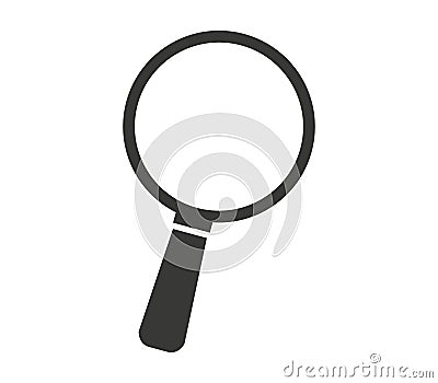 Magnifying glass icon Stock Photo