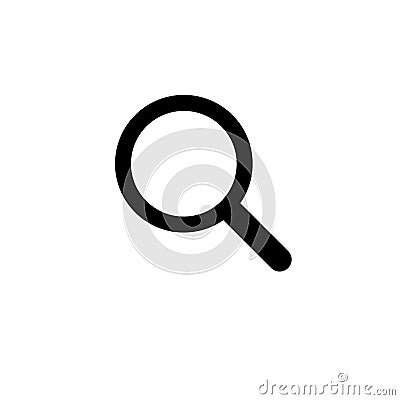 Magnifying Glass or Search Icon Vector Illustration