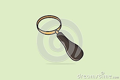 Magnifying Glass vector illustration. Science and technology searching items icon concept. Vector Illustration