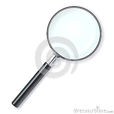 Magnifying lens Vector Illustration