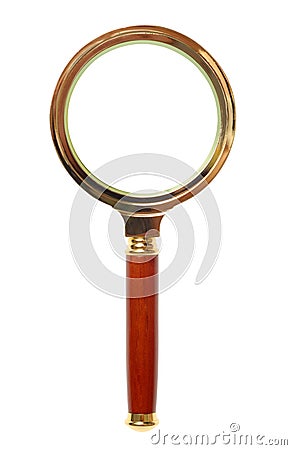 Magnifying Lens Stock Photo