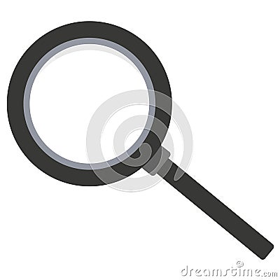 Magnifying loupe icon. Search symbol Vector Illustration