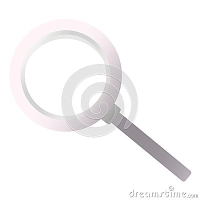 Magnifying loupe icon. Search symbol Vector Illustration