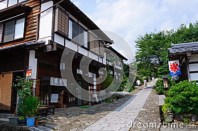 Magome-juku Editorial Stock Photo