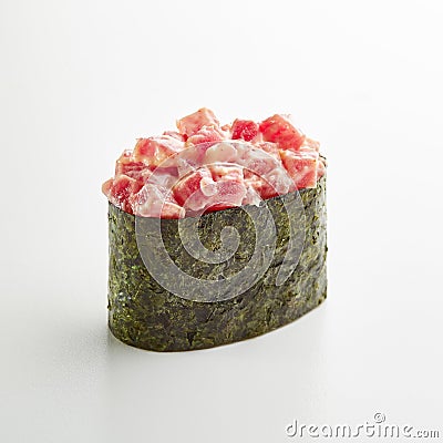 Maguro Seaweed Gunkan Stock Photo