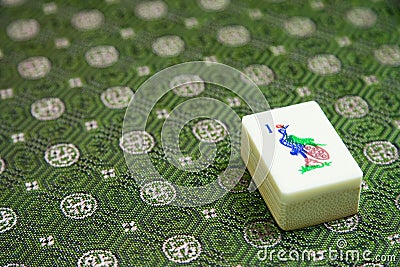 Mah Jong Tile Stock Photo