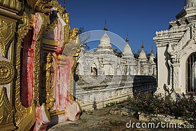 Maha Lokamarazein Pagoda, Mandalay, Myanmar Stock Photo