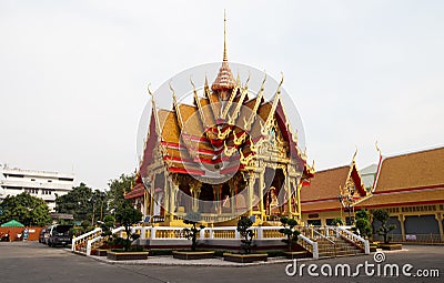 Mahabut Temple, Maha But Temple - Mae Nak Shrine, Bangkok, Thailand Editorial Stock Photo