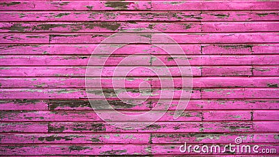 Mahahual Caribbean pink wood painted wall Stock Photo