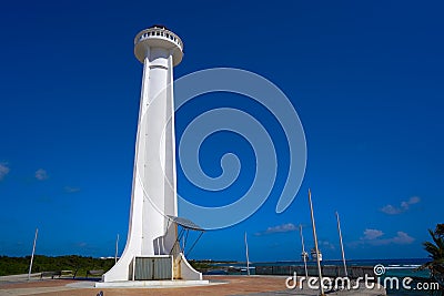 Mahahual lighthouse in Costa Maya Mexico Stock Photo