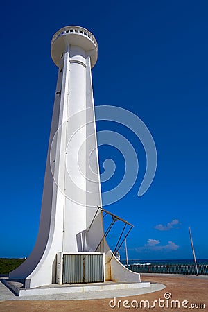 Mahahual lighthouse in Costa Maya Mexico Stock Photo