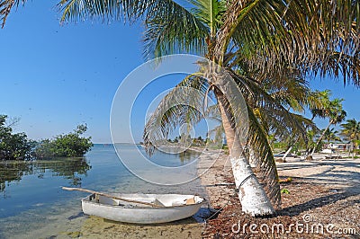 Mahahual in Mexico Stock Photo