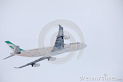 Mahan Airlines Airbus A340-300 EP-MMB Editorial Stock Photo