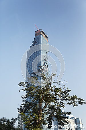 MahaNakhon skyscraper in Bangkok Editorial Stock Photo