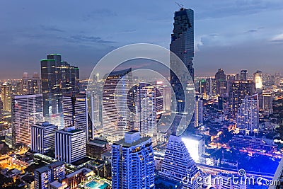 MahaNakhon tower in Bangkok Editorial Stock Photo