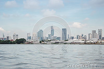 Mahanakorn building Bangkok Editorial Stock Photo