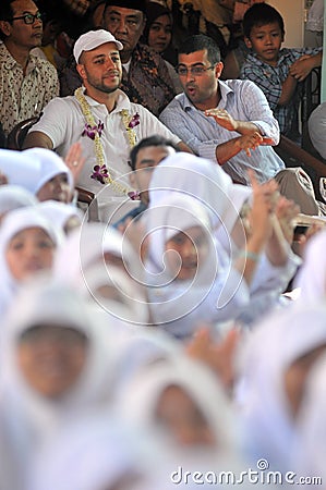 Maher Zain in Surabaya Editorial Stock Photo