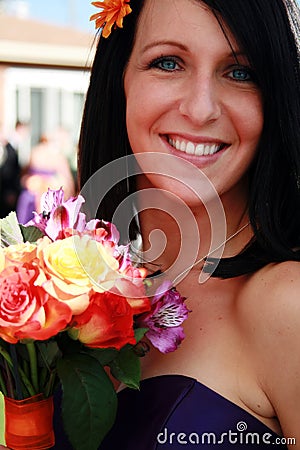 Maid of Honor Stock Photo