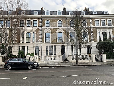 Residential mansions in Little Venice Maida Vale London W9 England Editorial Stock Photo