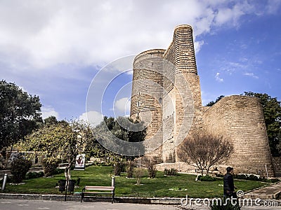 Maiden Tower Editorial Stock Photo