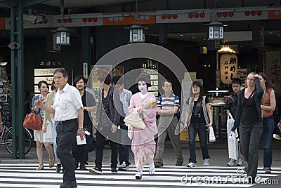 Maiko, Kyoto, Japan Editorial Stock Photo