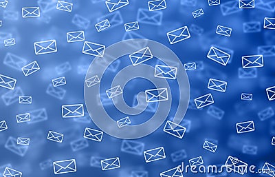 Mail background Stock Photo