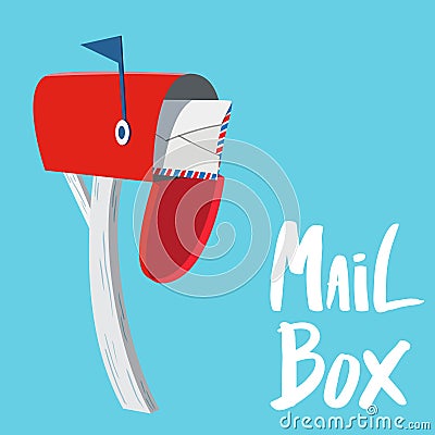 Mail box Vector Illustration