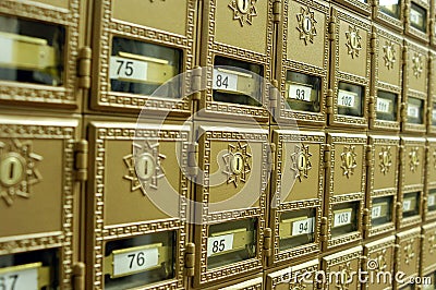 Mail boxes 2 Stock Photo