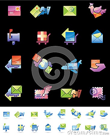 Mail delivery Vector Illustration