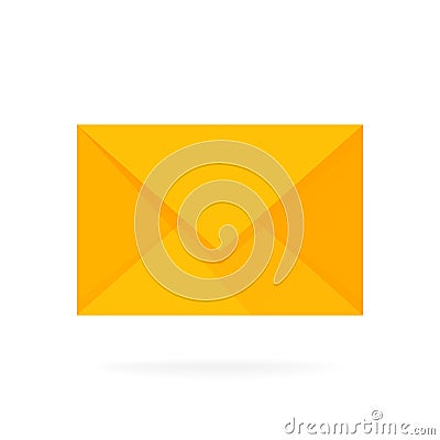 Mail envelope icon. Email send concept illustration Cartoon Illustration