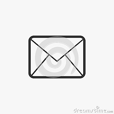 Mail icon, envelope mail, letter, envelope Vector Illustration