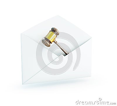 Mail law Stock Photo
