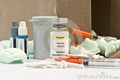 Mail Order Diabetic Supplies Stock Photo