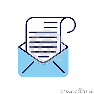 Mail related vector icon Vector Illustration