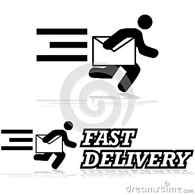 Mail service Vector Illustration