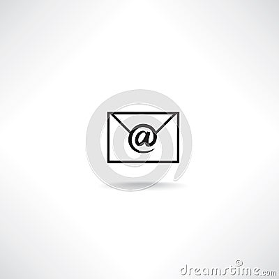 Mail sign. E-mail icon. Email letter symbol. Business post Stock Photo