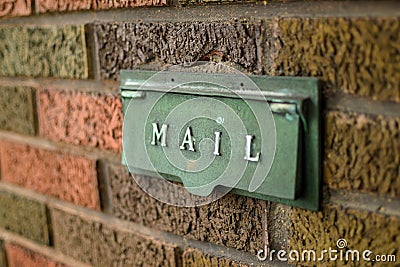 Mail Slot Stock Photo