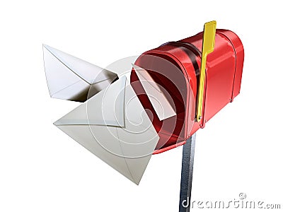 Mailbox Cartoon Illustration