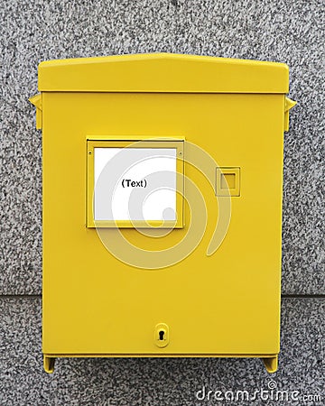 Mailbox in austria Stock Photo