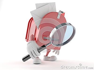 Mailbox character Stock Photo