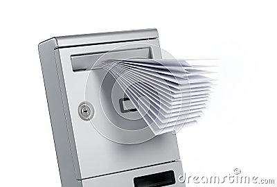 Mailbox isolated Stock Photo