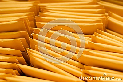 Mailing Envelopes-Close Up Stock Photo