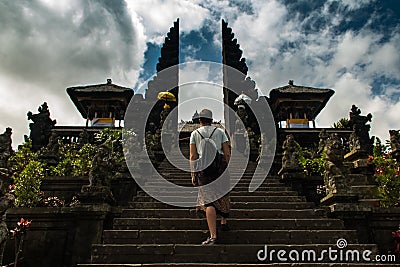 Main Bali temple Pura Besakih Editorial Stock Photo
