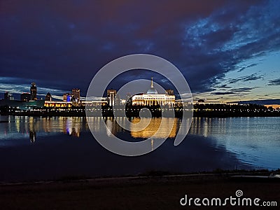 main building in Kazakhstan Stock Photo