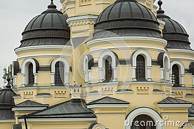 Main church of the Hancu Monastery Stock Photo